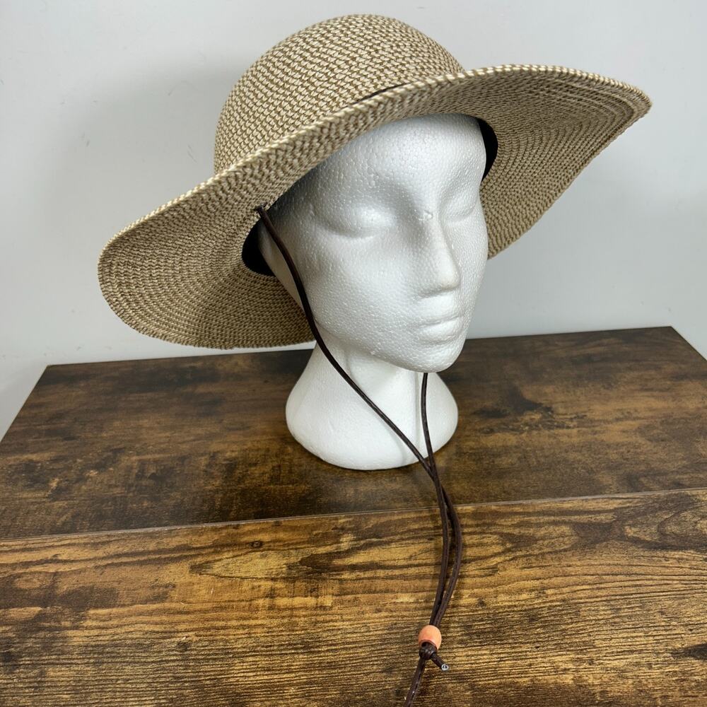 Solar Escape Women’s Wide Brim Sun Hat Adjustable Size - Picture 5 of 9